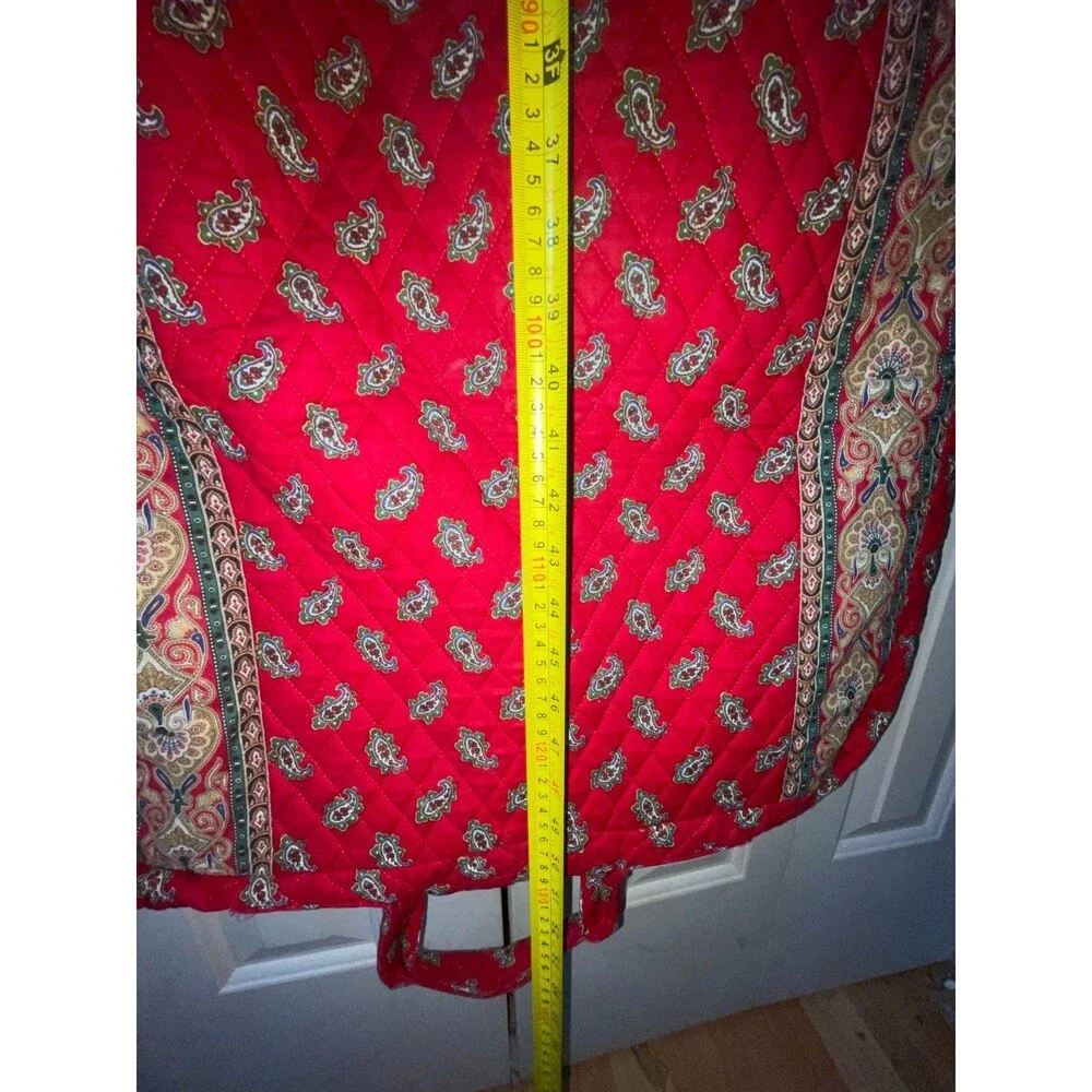 VTG Vera Bradley Apple Red Hanging Garment Bag 1991 Retired Travel  Monogram MWA